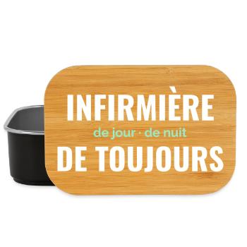 Infirmière de Toujours - Boîte à goûter - noir - Devant