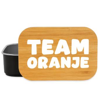 Team Oranje - Nederland - Netherlands Niederlande - Lunch Box - Schwarz - Vorne