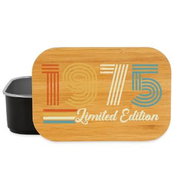 51st Birthday 1975 Born 1975 - Lunch Box - black - Front