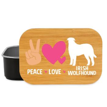 Irish wolfhound - Lunch Box - black - Front