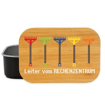 keine Zeit das Rechenzentrum ruft Gartenoutfit - Lunch Box - Schwarz - Vorne