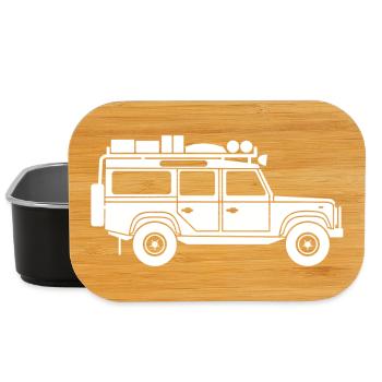 Defender D110-White - Lunch Box - Schwarz - Vorne
