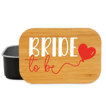 Bride to be bachelor party bride engagement - Lunch Box - black - Front