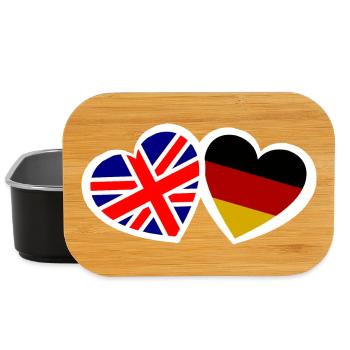 L’Angleterre et l’Allemagne aiment - Boîte à goûter - noir - Devant