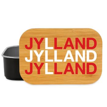 JYLLAND Dänemark Denmark Dänische Flagge - Lunch Box - Schwarz - Vorne