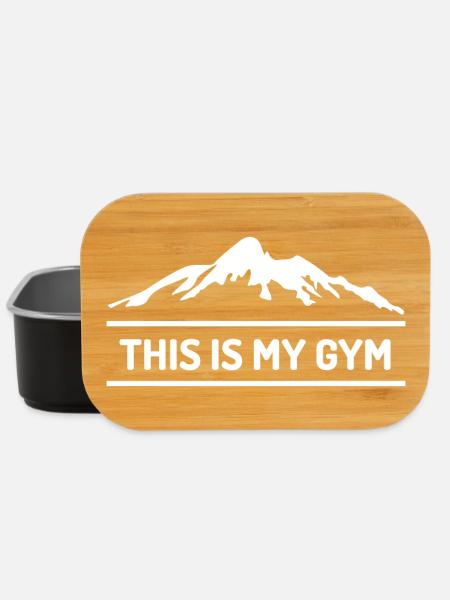 Trailrunning - Das ist mein Fitnessstudio - Lunch Box - Schwarz