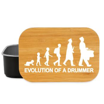 Drummer Evolution - Lunch Box - black - Front