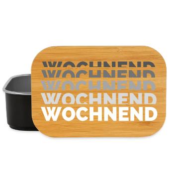 Weekly - Weekend, Leisure - Lunch Box - black - Front