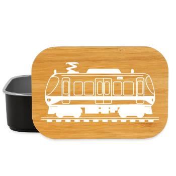 Dessin ferroviaire - Boîte à goûter - noir - Devant
