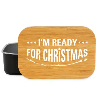 Ready for Christmas - cool - Lunch Box - black - Front