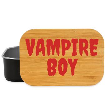 Vampire Boy Teen T-Shirt Design - Lunch Box - black - Front