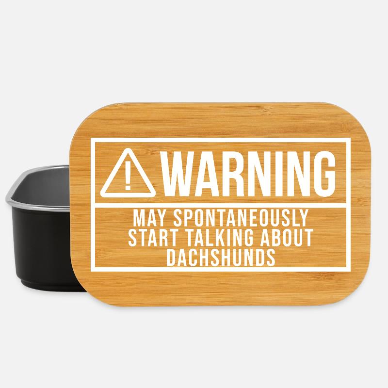 Teckel - Boîte à goûter - noir