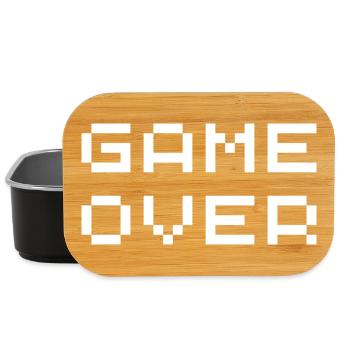 Retro-Gamer-Videospiele - Lunch Box - Schwarz - Vorne