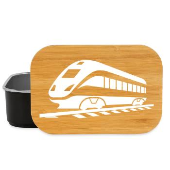 Railway Drawing - Lunch Box - black - Front