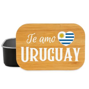 I love Uruguay, Uruguayan pride - Lunch Box - black - Front