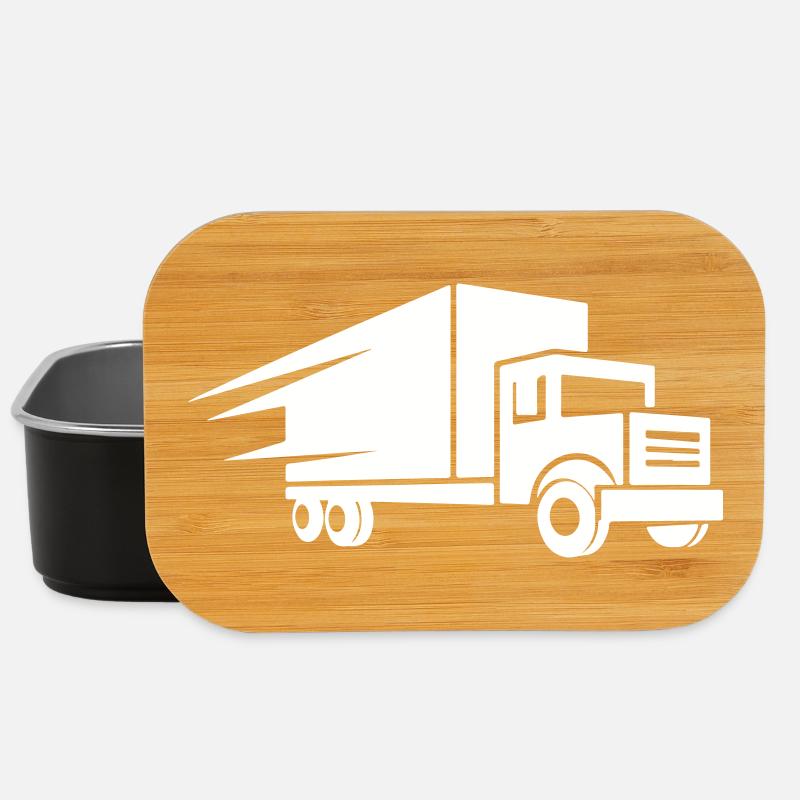 Truck Logo - Lunch Box - black