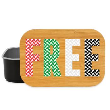 free Palestine - Lunch Box - black - Front