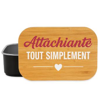 Simply endearing, feminine humour - Lunch Box - black - Front