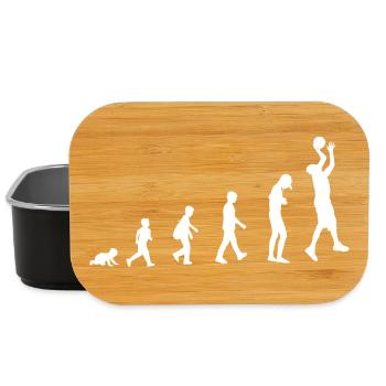 Evolution vom Baby zum Basketballer / Sport - Lunch Box - Schwarz - Vorne