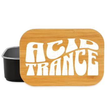 Acid Trance Fette Psychedelische Typografie - Lunch Box - Schwarz - Vorne