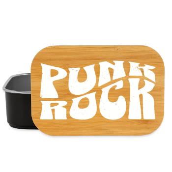 Punkrock Mutige Typografie - Lunch Box - Schwarz - Vorne