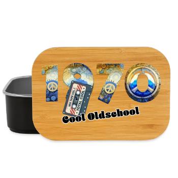 Vintage rétro des années 1970 – Cassette – Cool Olds - Boîte à goûter - noir - Devant