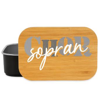 Choir Soprano - Lunch Box - black - Front