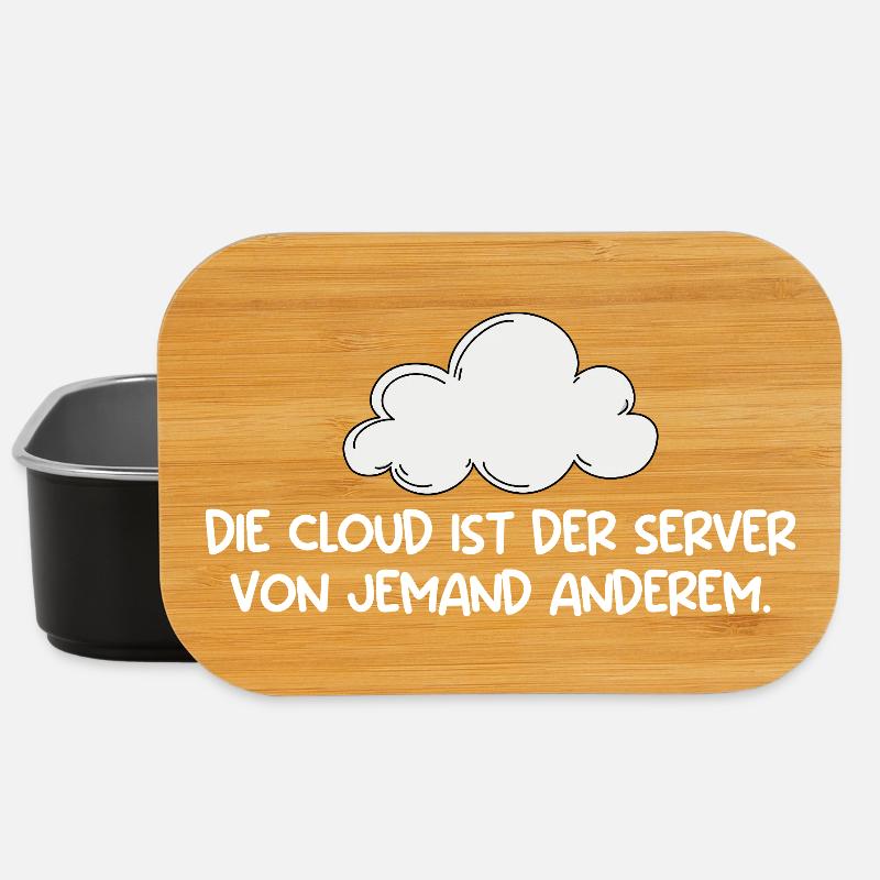 Technischer Support DIE CLOUD IST DER SERVER - Lunch Box - Schwarz