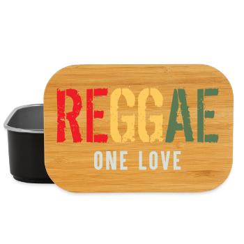 Reggae One Love Farbpalette - Lunch Box - Schwarz - Vorne