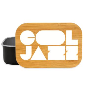 Logo jazz audacieux et cool - Boîte à goûter - noir - Devant