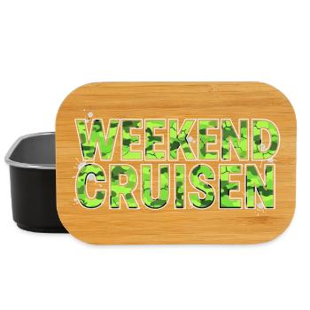 Weekend Cruisen Tuning Scene Car Meet - Lunch Box - black - Front