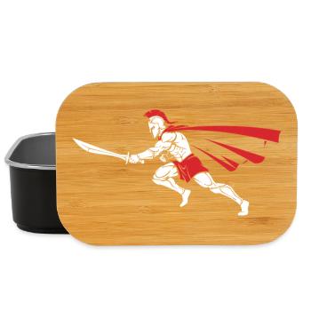Spartan Attack Sword Mascot Spartan Dash - Lunch Box - black - Front