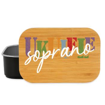 Soprano Ukulele - Lunch Box - black - Front