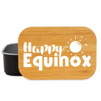 Happy Equinox Easter Ostara - Lunch Box - black - Front