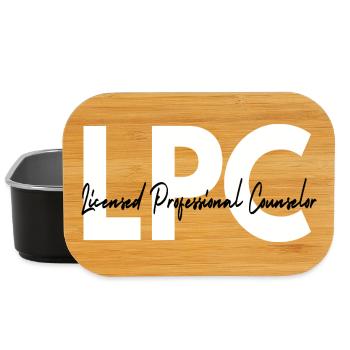 Lizenzierter professioneller Berater LPC Psychische Gesundheit - Lunch Box - Schwarz - Vorne