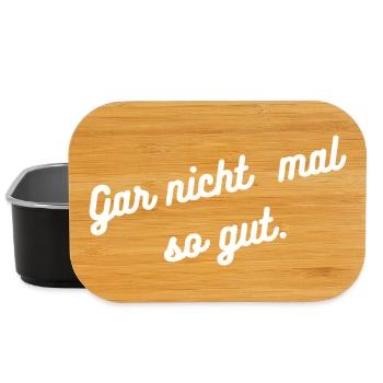 HN Gar nicht mal so gut Script - Lunch Box - Schwarz - Vorne