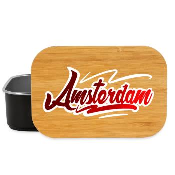 Amsterdam - Lunch Box - black - Front