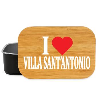 t-shirt Io amo Villa Sant'Antonio Sardinia - Lunch Box - black - Front