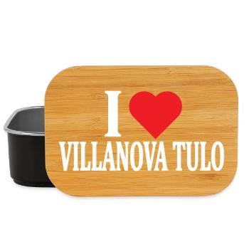 t-shirt Io amo Villanova Tulo t-shirt Sardaigne - Boîte à goûter - noir - Devant