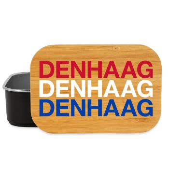 DEN HAAG Netherlands Niederlande Flagge - Lunch Box - Schwarz - Vorne