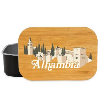 Alhambra (dunkel) - Lunch Box - Schwarz - Vorne