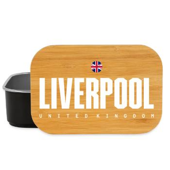 Liverpool Bold Block Text - Lunch Box - black - Front