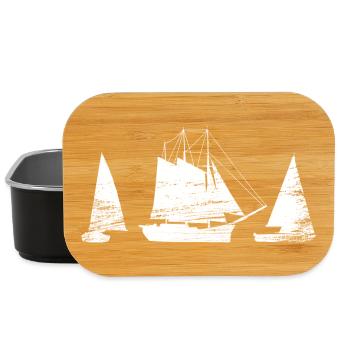Segelboot - Lunch Box - Schwarz - Vorne