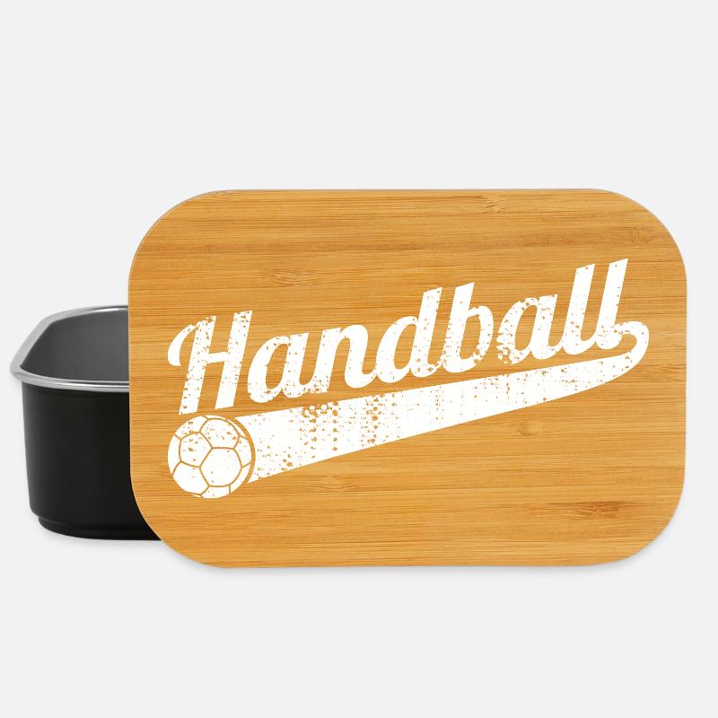 Lustiger Handball - Lunch Box - Schwarz