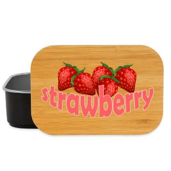 STRAWBERRY - Lunch Box - Schwarz - Vorne