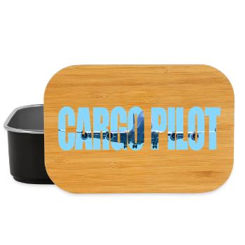 Cargo pilot - Lunch Box - Schwarz - Vorne
