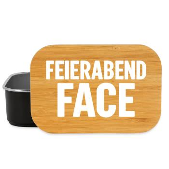 FEIERABEND FACE - Lunch Box - Schwarz - Vorne