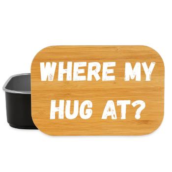 Wo meine Umarmung ist - Lunch Box - Schwarz - Vorne