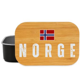 Norwegian Patriot Flag - Lunch Box - black - Front