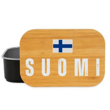 Finnish pride, made in Finland - Lunch Box - black - Front